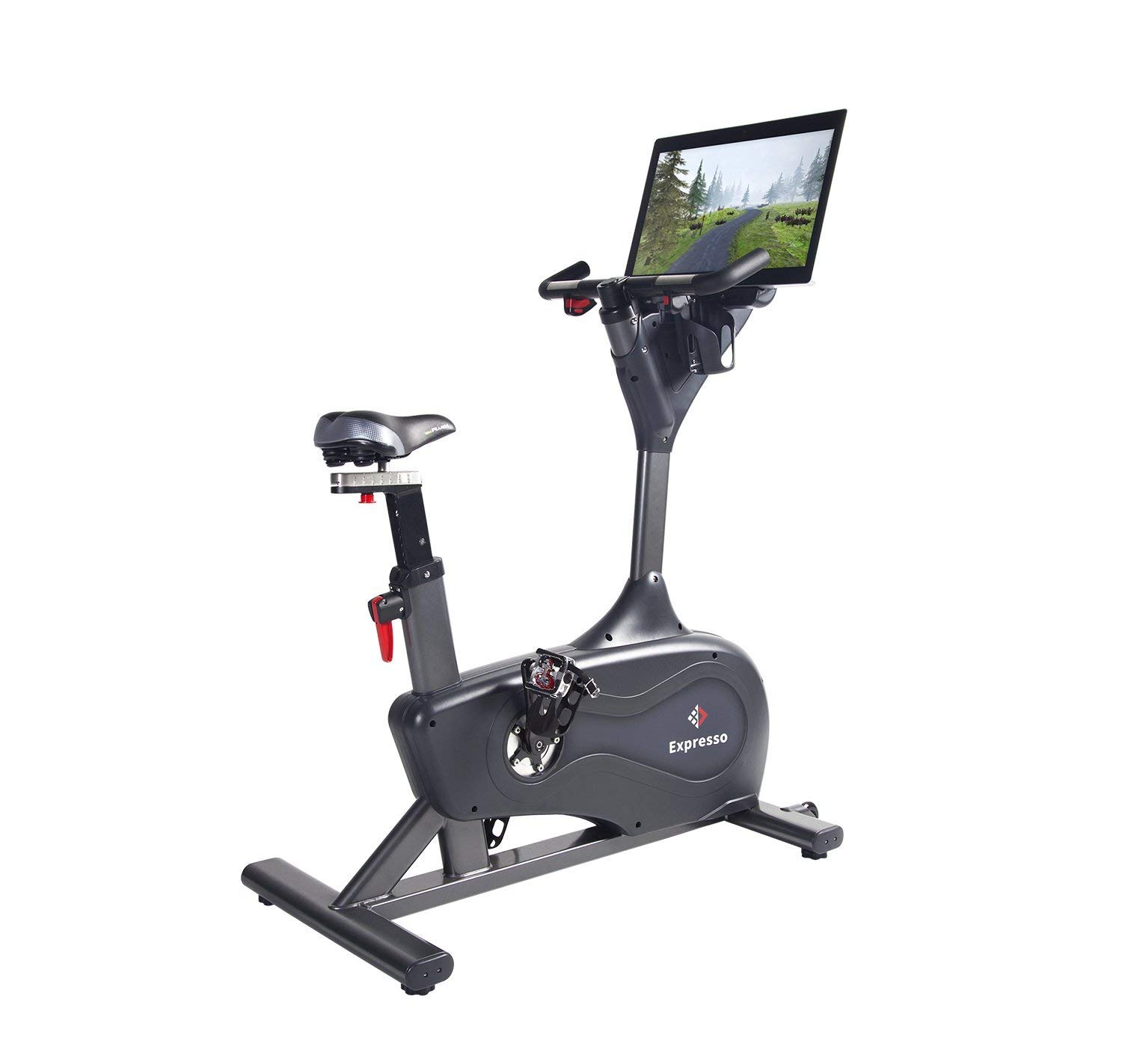 spin bike with virtual screen