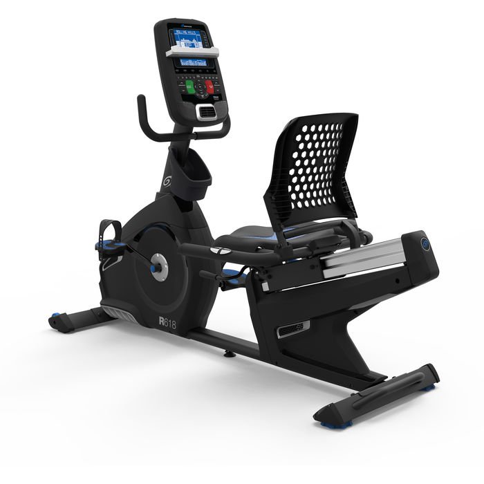Nautilus R618 Recumbent With Wireless Heart Rate Monitoring Capability