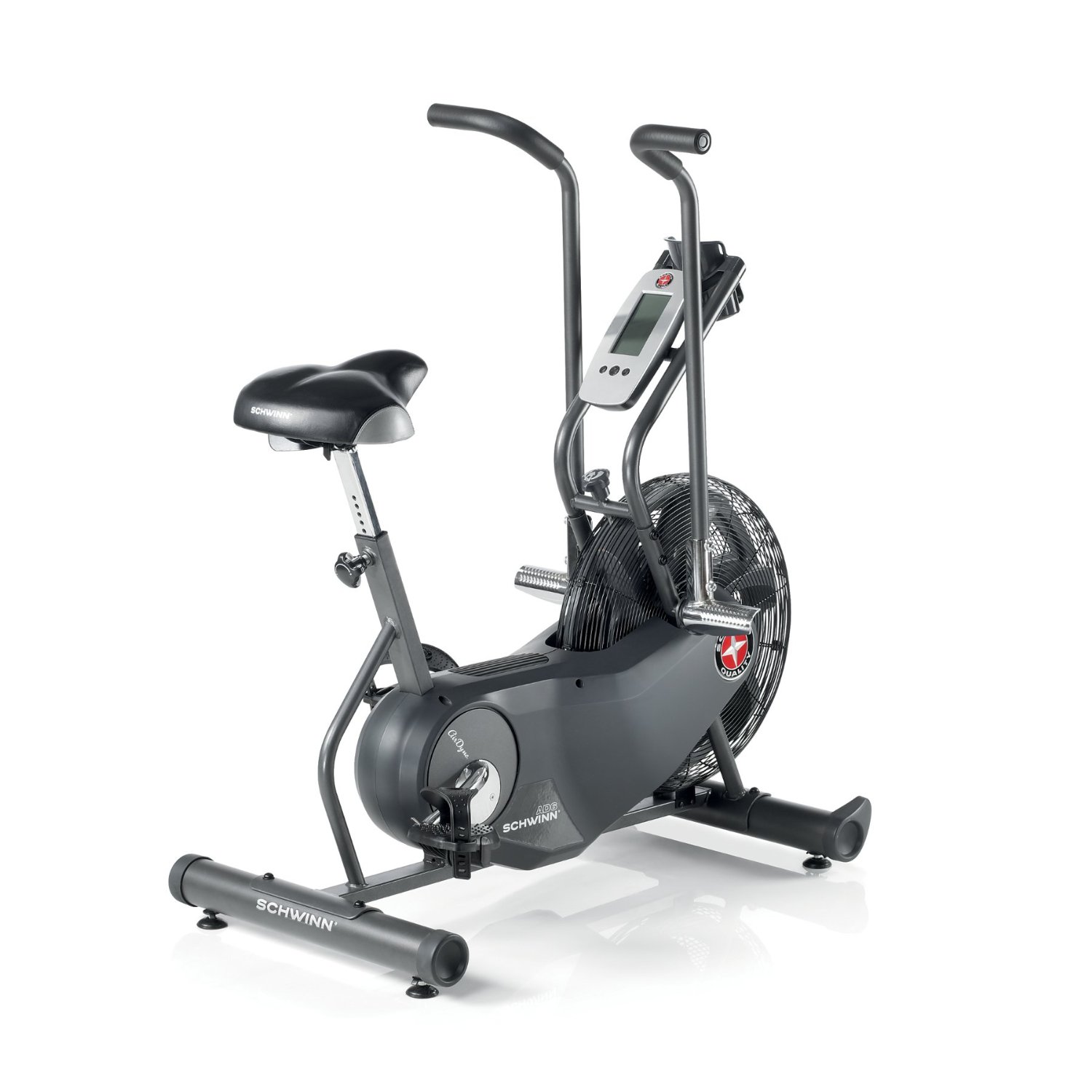 recumbent exercise bike with moving arms