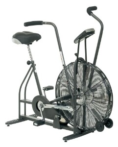 stationary bike with moving arms