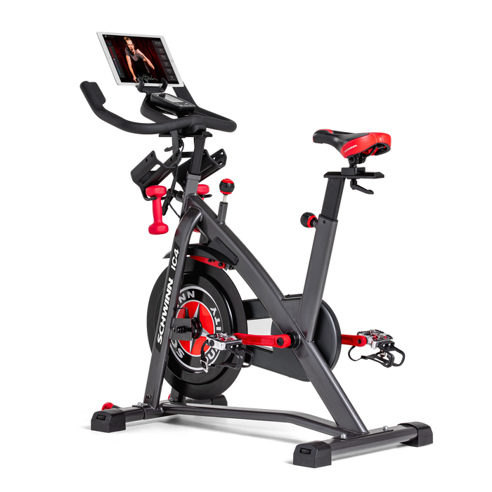 Schwinn IC4 Indoor Cycling Exercise Bike With Wireless Heart Rate and Dual Water Bottle Holders