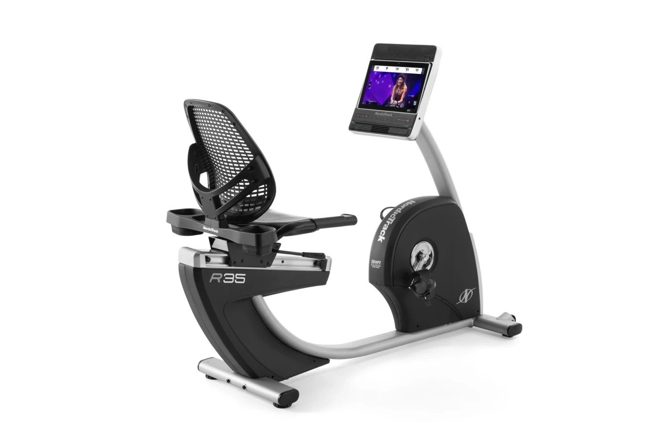 NordicTrack Commercial R35 Recumbent Bike with large touch screen console and iFit technology
